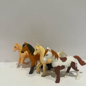 Spirit riding free plastic horse characters